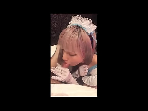 ❤️ Японський ідол [маюка], французький костюм покоївки, частина 1, мінет і дрочка з лосьйоном ️❌ Порно fb у нас ️❤
